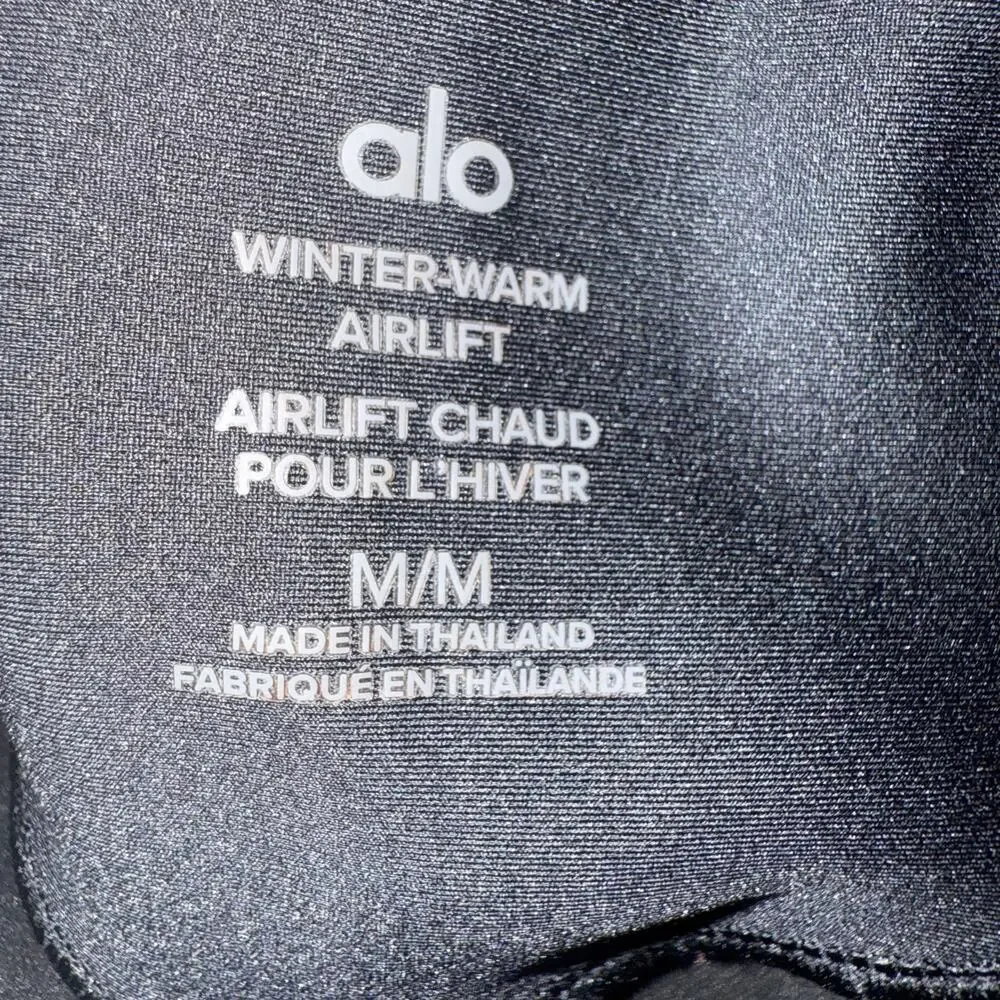 ALO Yoga Airlift Winter Warm High Waist Supermoto Legging, Medium